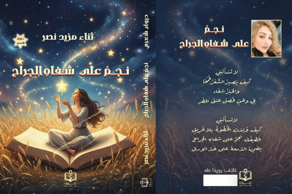 ديوان الشاعرة ثناء مزيد نصر نجم على شفاه الجراح